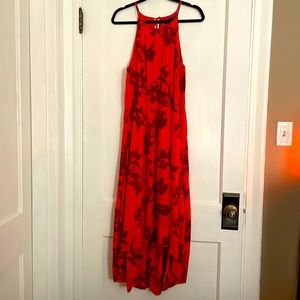 Banana Republic 100% silk hi-low dress!